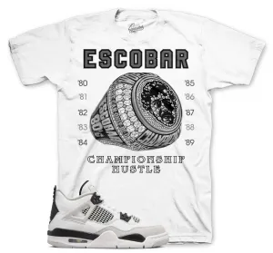 Retro 4 Military Black Champ Hustle Shirt