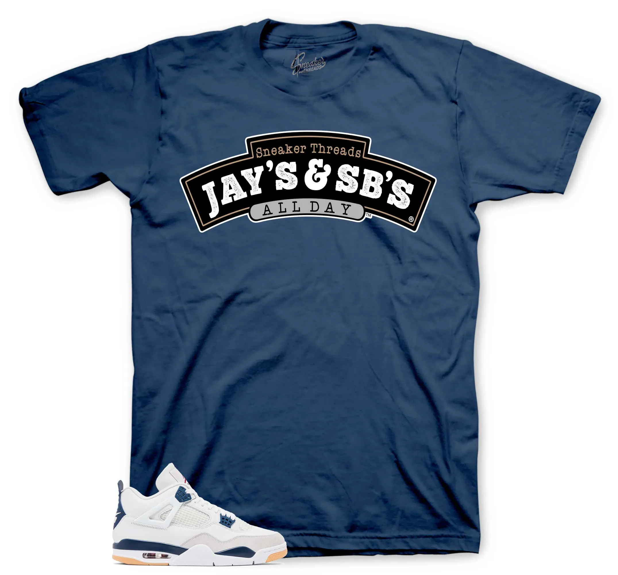 Retro 4 SB Navy Jays & SBs Shirt