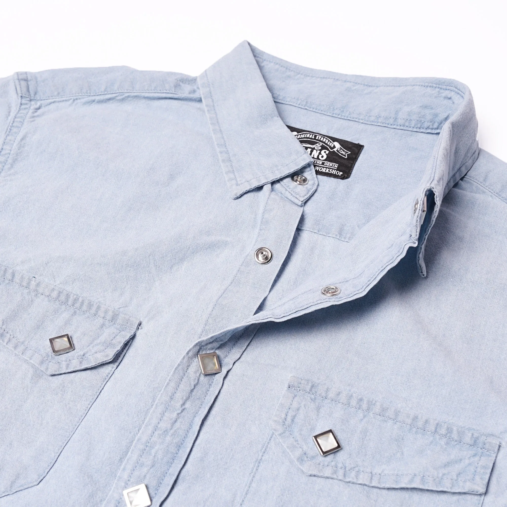 Retro Washed Chambray Shirt