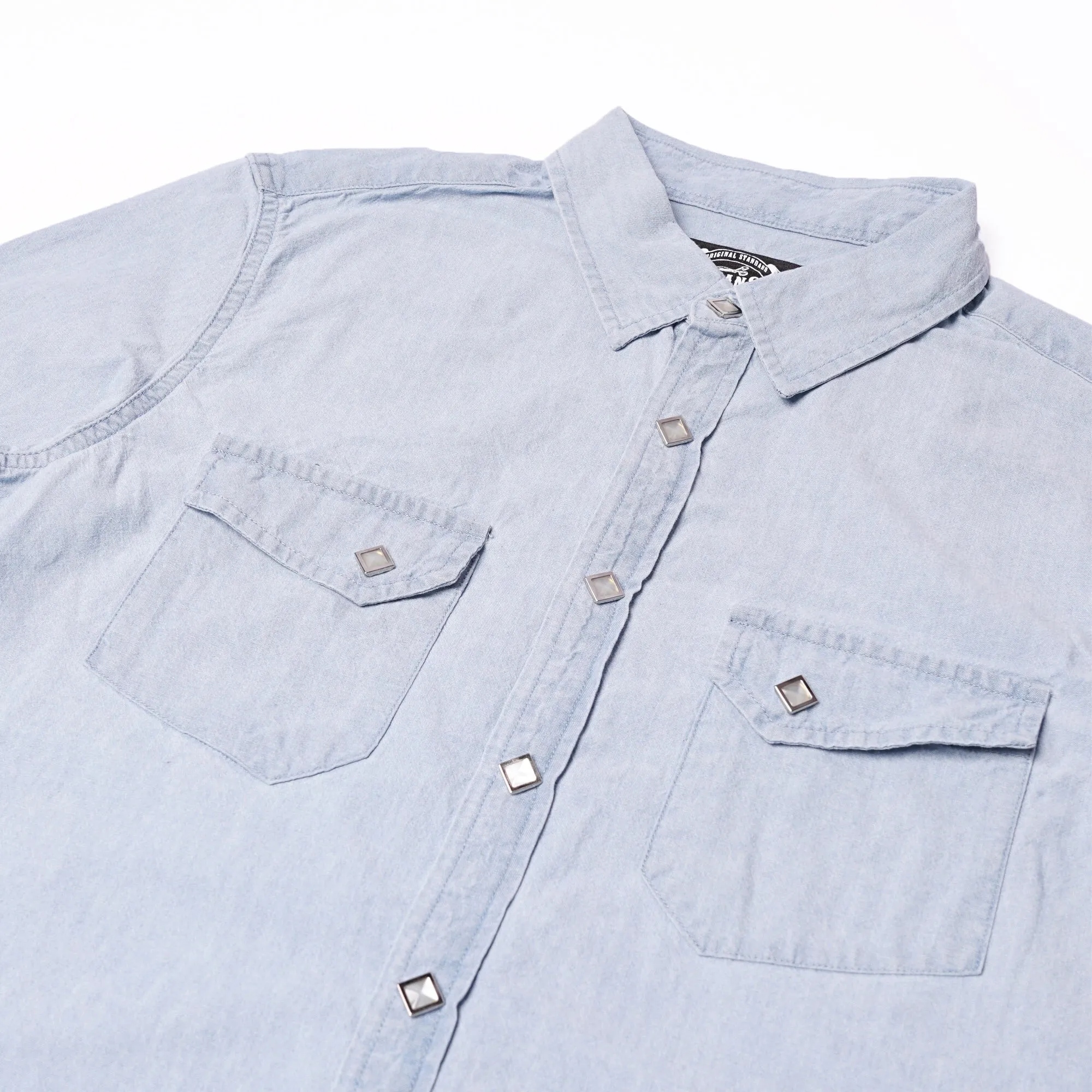 Retro Washed Chambray Shirt