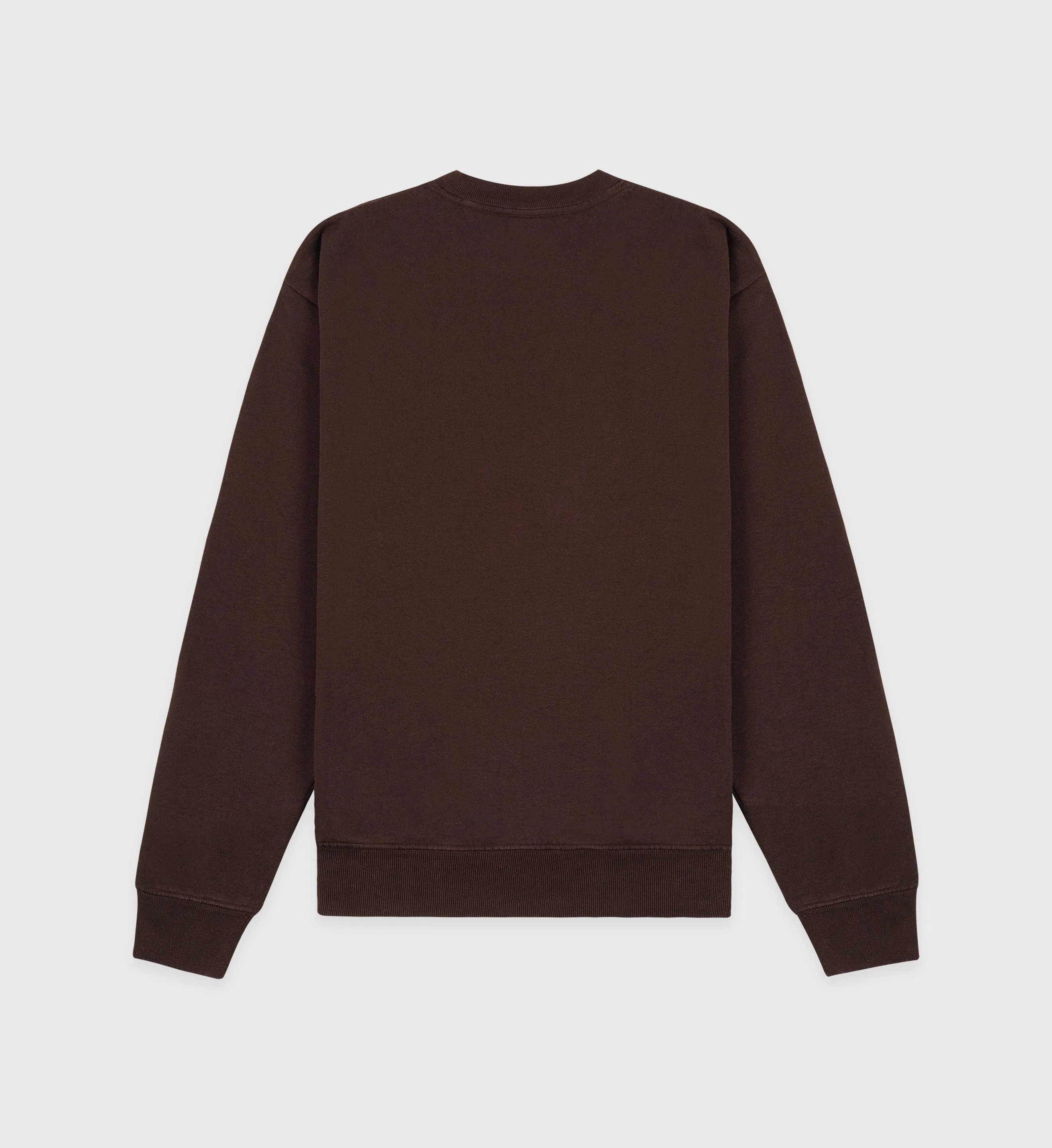 Riding Club Crewneck - Chocolate/Cream