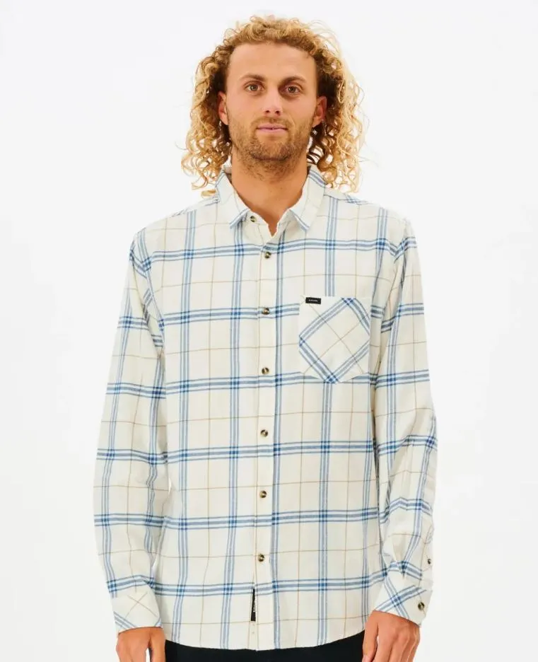 Rip Curl Mens Checked In Long Sleeve Flannel