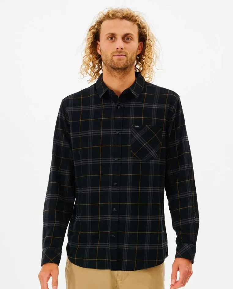 Rip Curl Mens Checked In Long Sleeve Flannel