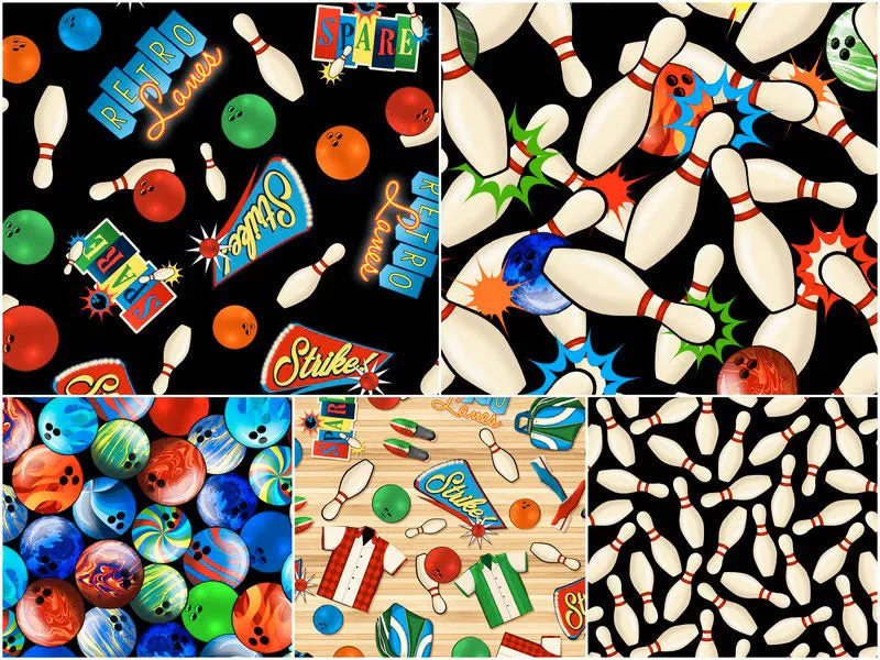 Rock 'N Bowl Fat Quarter Bundle