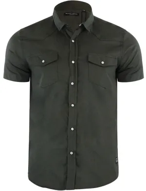 Romer Short Sleeve Shirt with Military Pockets in Khaki