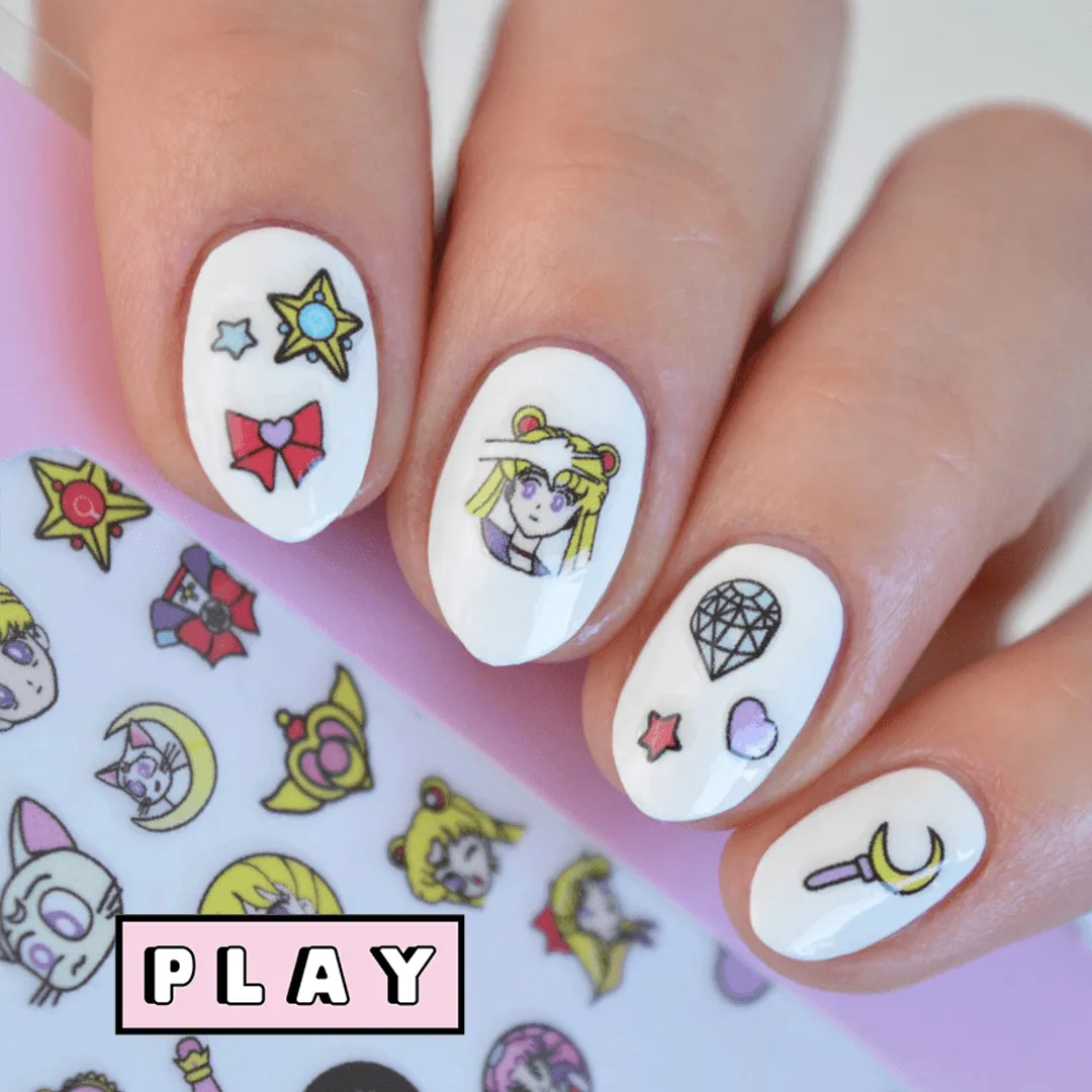 Sailor Moon PLAY Nail Art Sticker