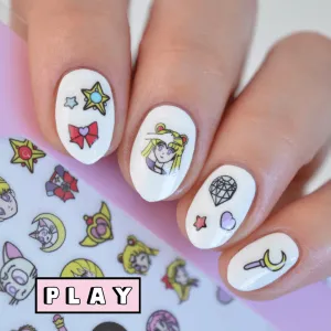 Sailor Moon PLAY Nail Art Sticker