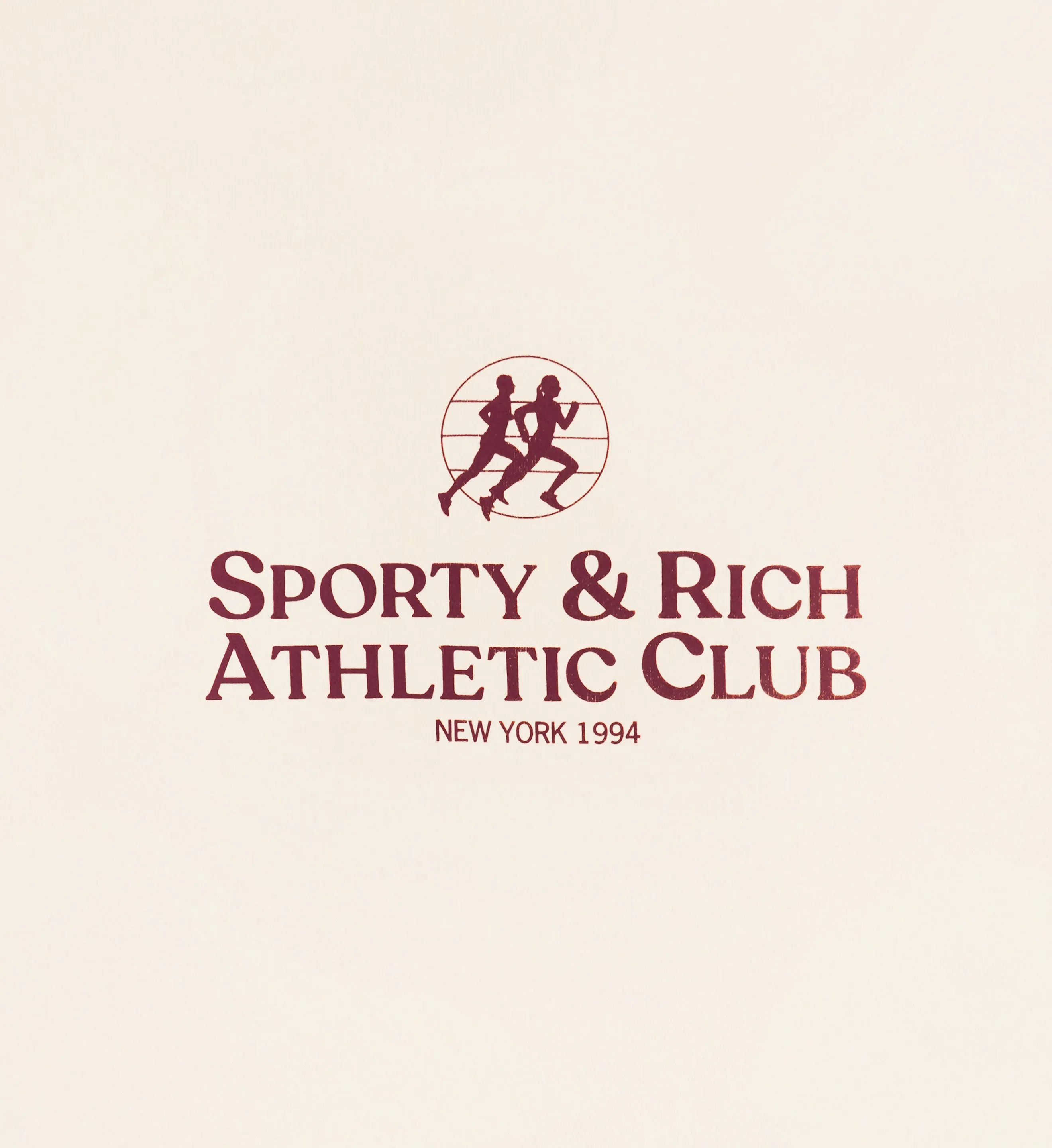 S&R Athletic Club Crewneck - Cream/Merlot