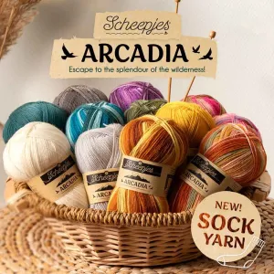 Scheepjes Arcadia 4 Ply Sock Yarn