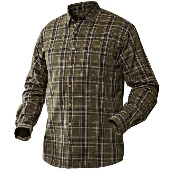 Seeland Edwin Shirt - Shaded Olive Check
