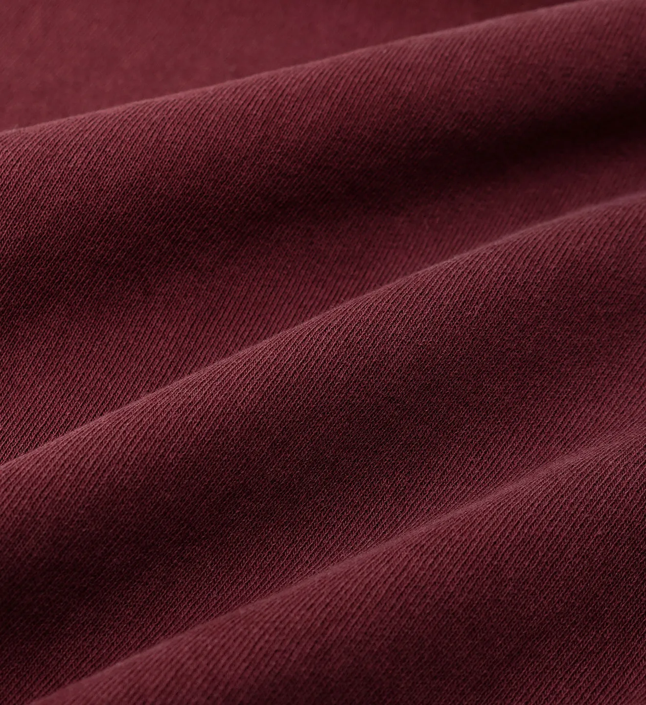 Serif Logo Crewneck - Merlot