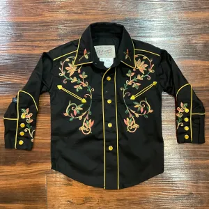 Shirt Vintage Blk Columbine 8762