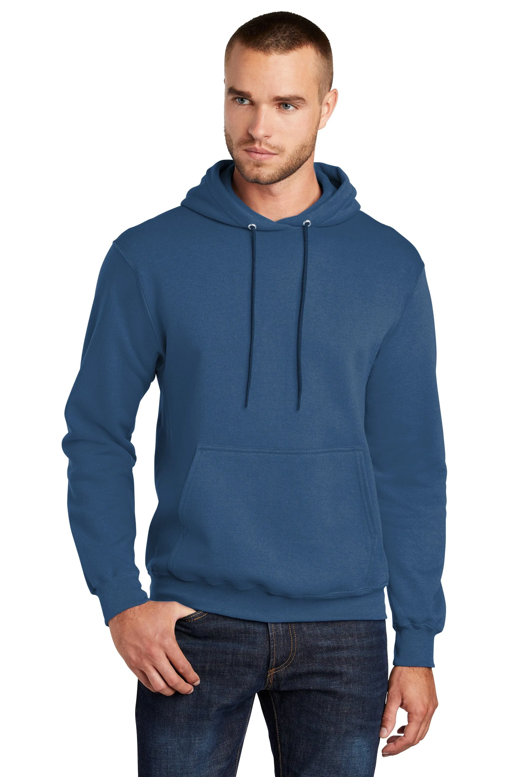 Short Men's Premium Fleece Pullover Hoodie Sweatshirt  - 4 Colors *NEW*