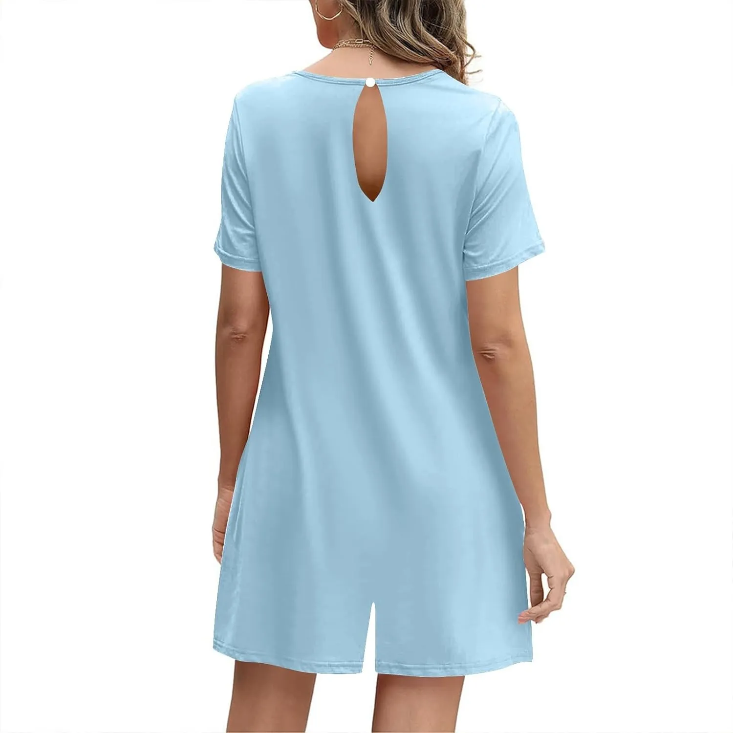 Short Sleeve Summer Dressy Rompers For Women, Shorts Square Neck Ruffle Curved Jumpsuit Pleated Going Out Overalls