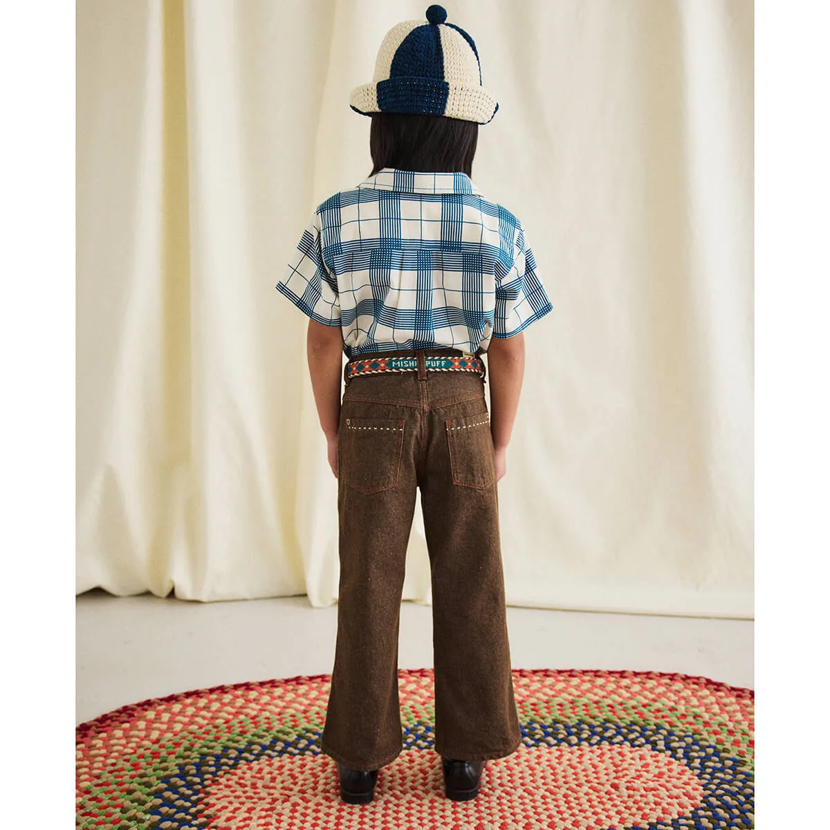 Slim Flared Jeans in Earth by Misha & Puff