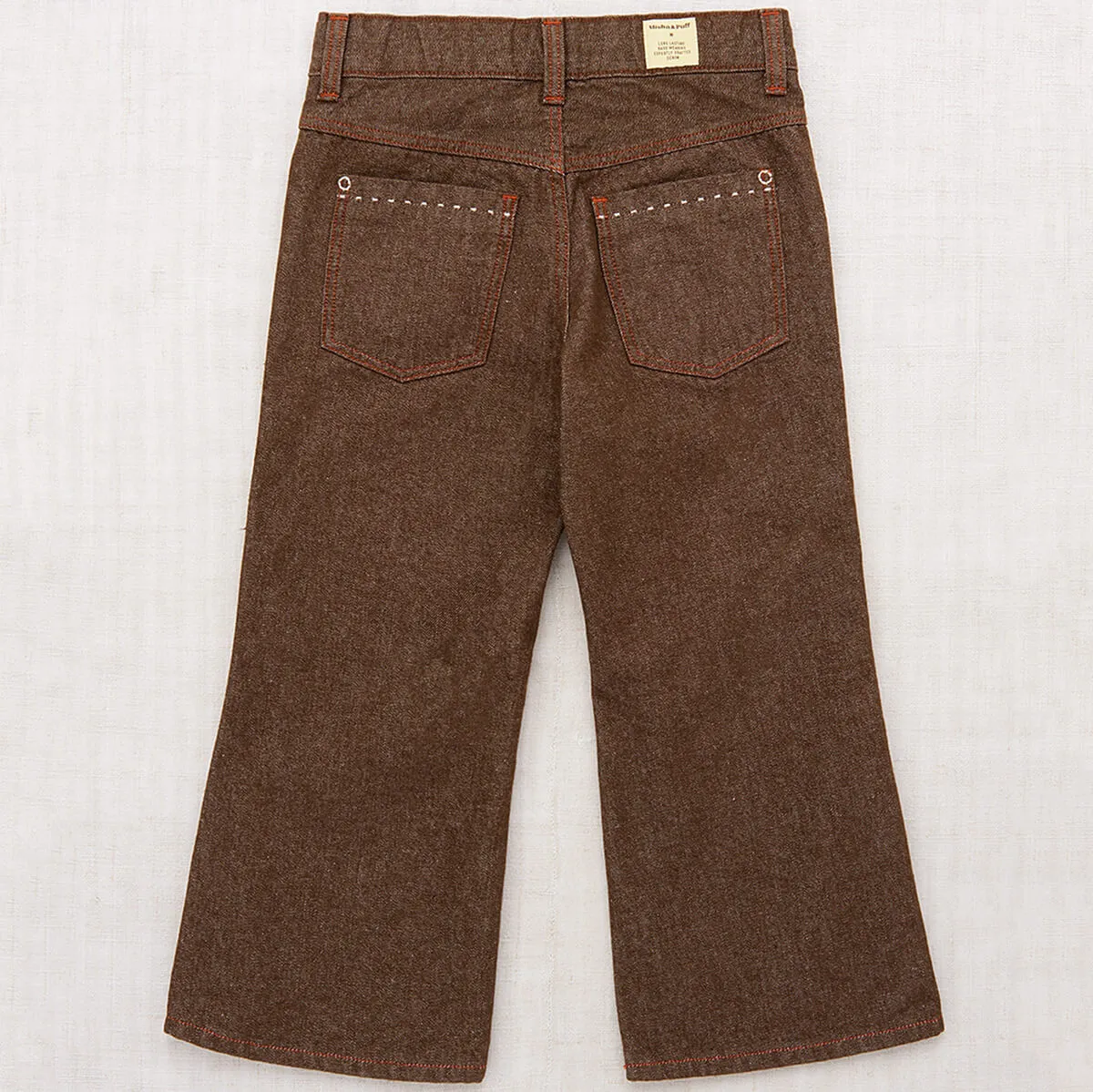 Slim Flared Jeans in Earth by Misha & Puff