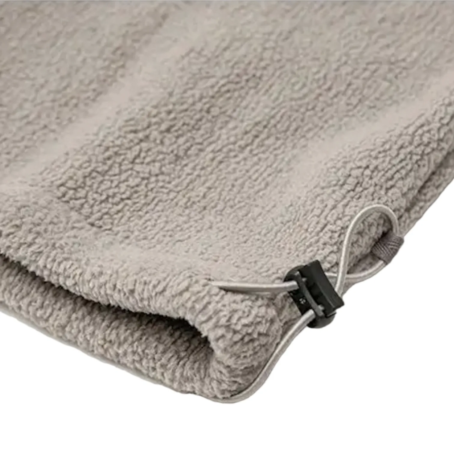 Slouchy polar fleece sweatshirt