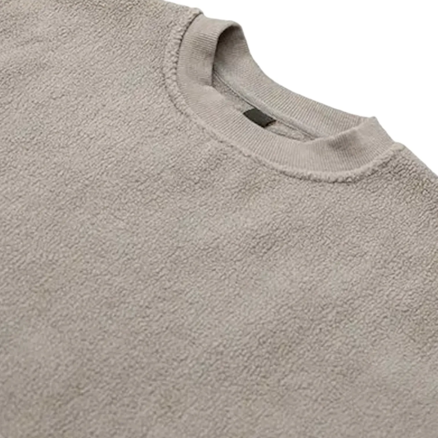 Slouchy polar fleece sweatshirt