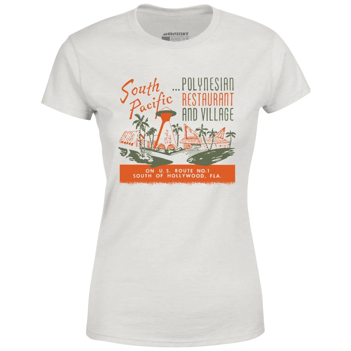 South Pacific - Hallandale Beach, FL - Vintage Tiki Bar - Women's T-Shirt