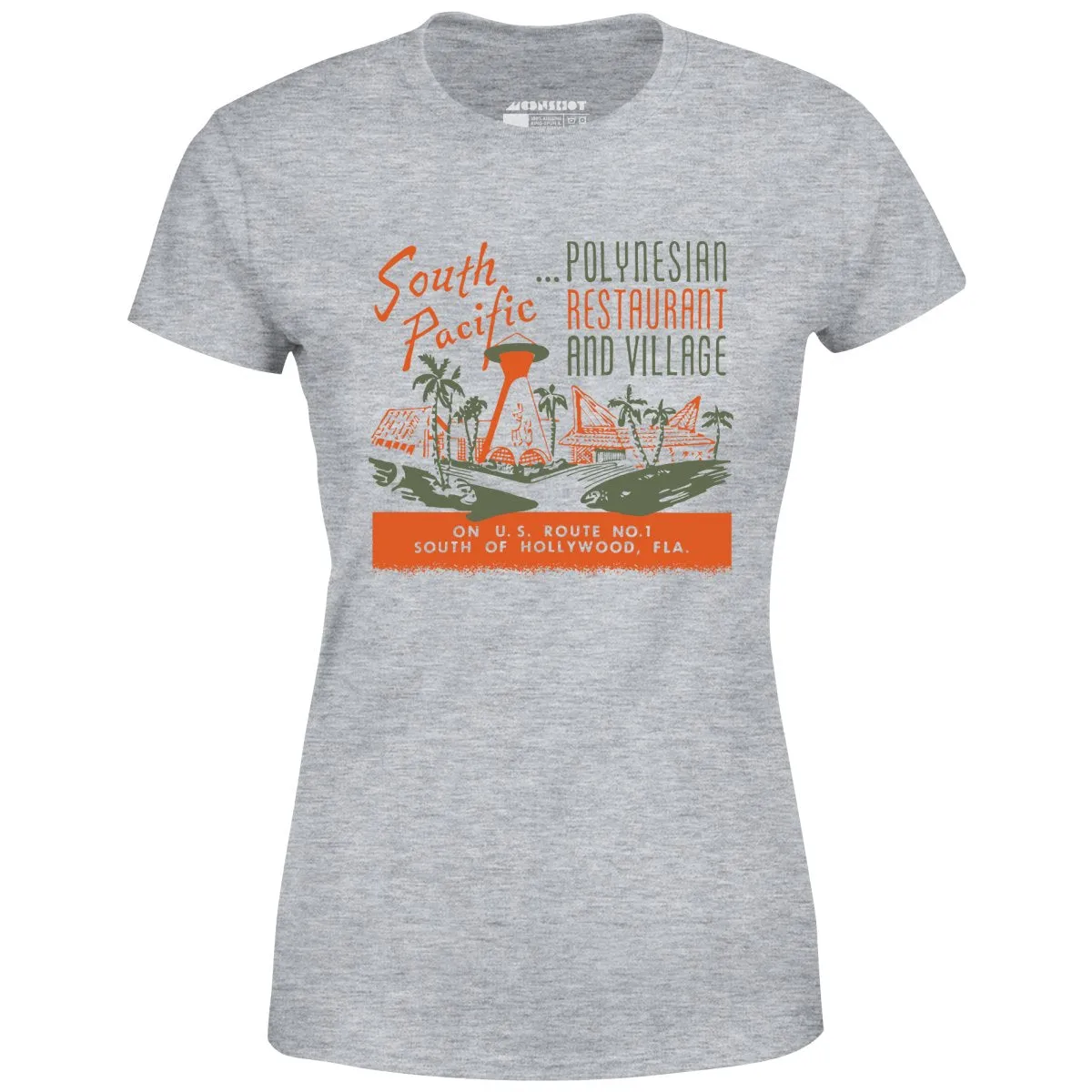 South Pacific - Hallandale Beach, FL - Vintage Tiki Bar - Women's T-Shirt