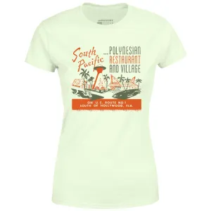 South Pacific - Hallandale Beach, FL - Vintage Tiki Bar - Women's T-Shirt