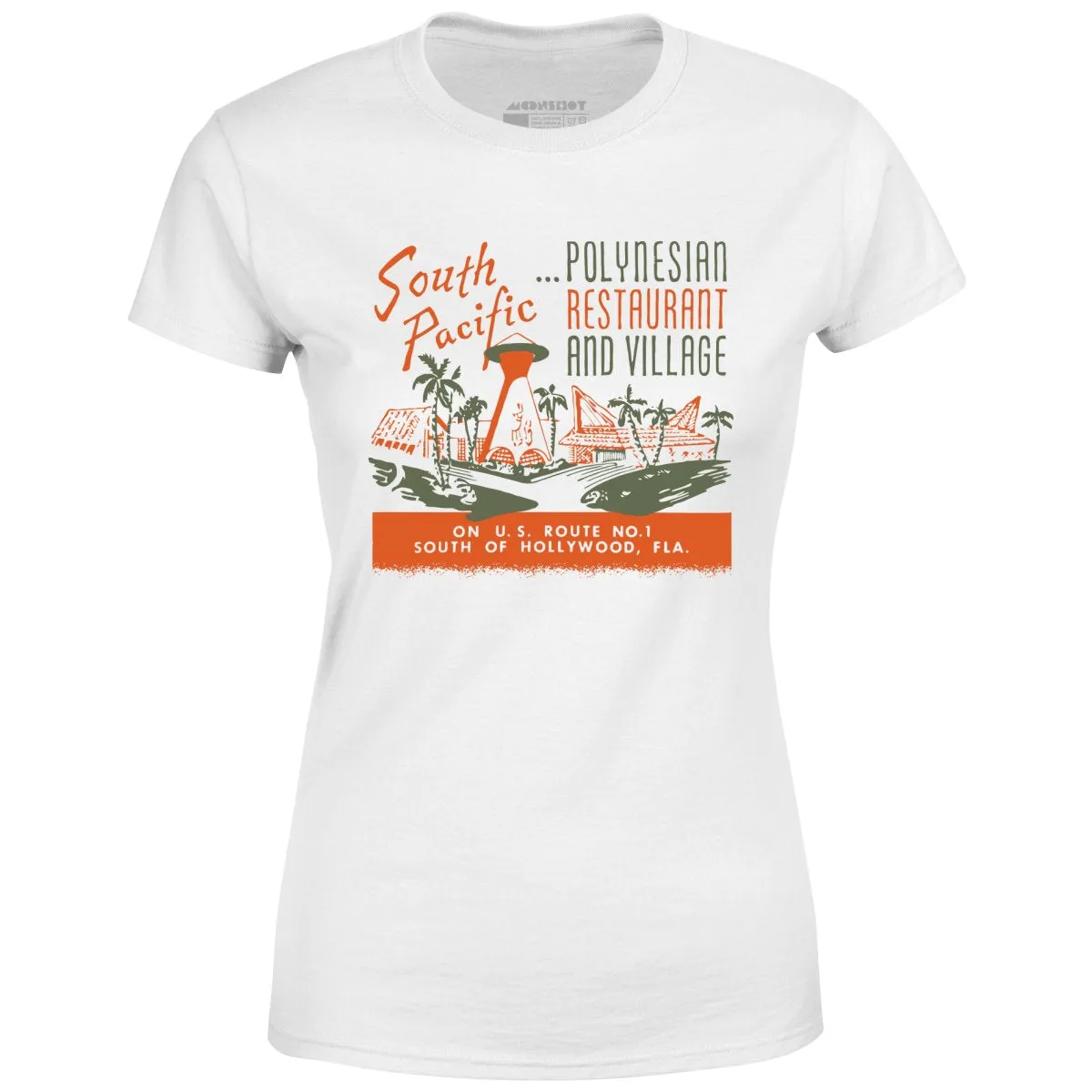 South Pacific - Hallandale Beach, FL - Vintage Tiki Bar - Women's T-Shirt