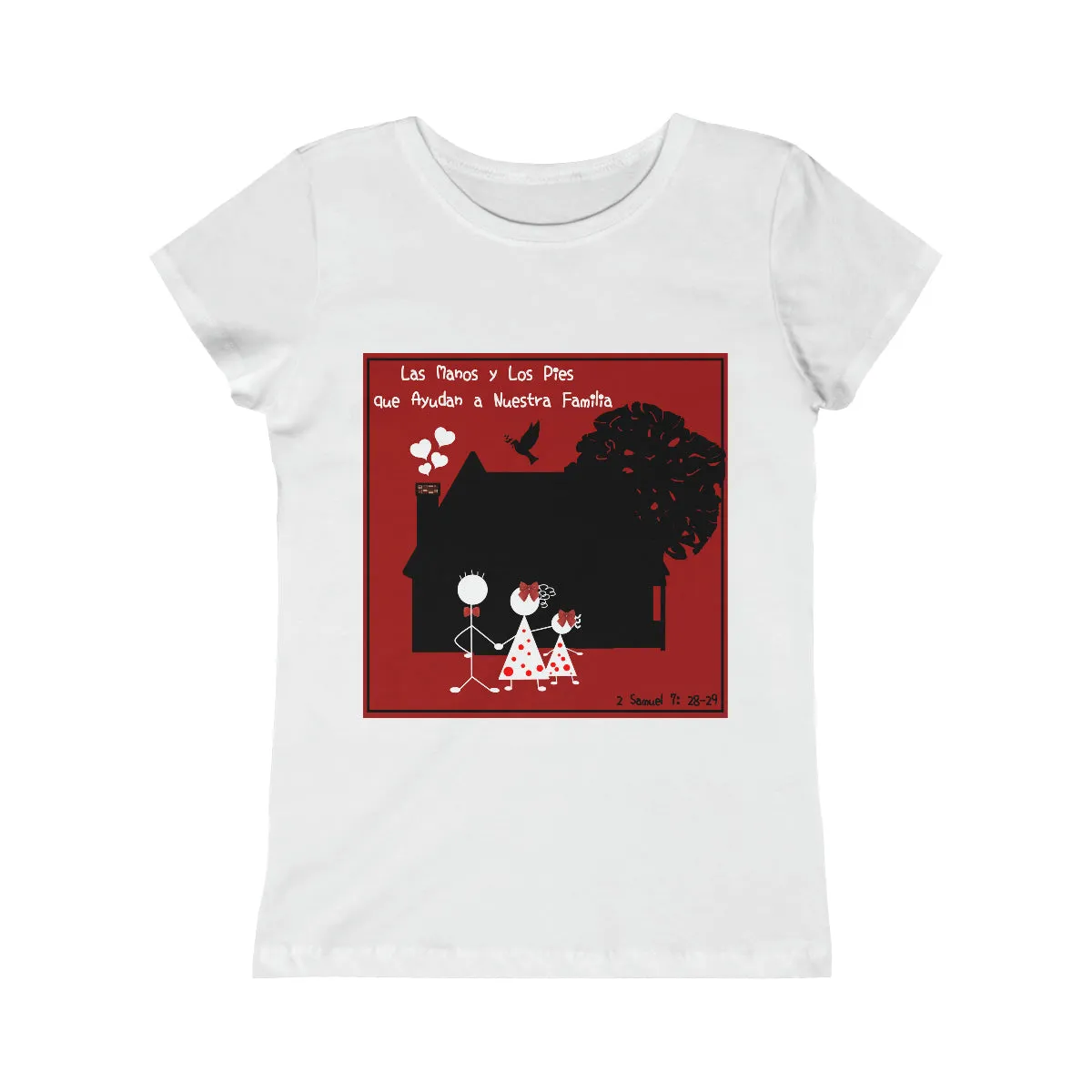 Spanish || Youth Girl's Family-Band Matching Princess Tee