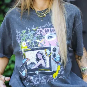 sparks fly butterfly TV tee