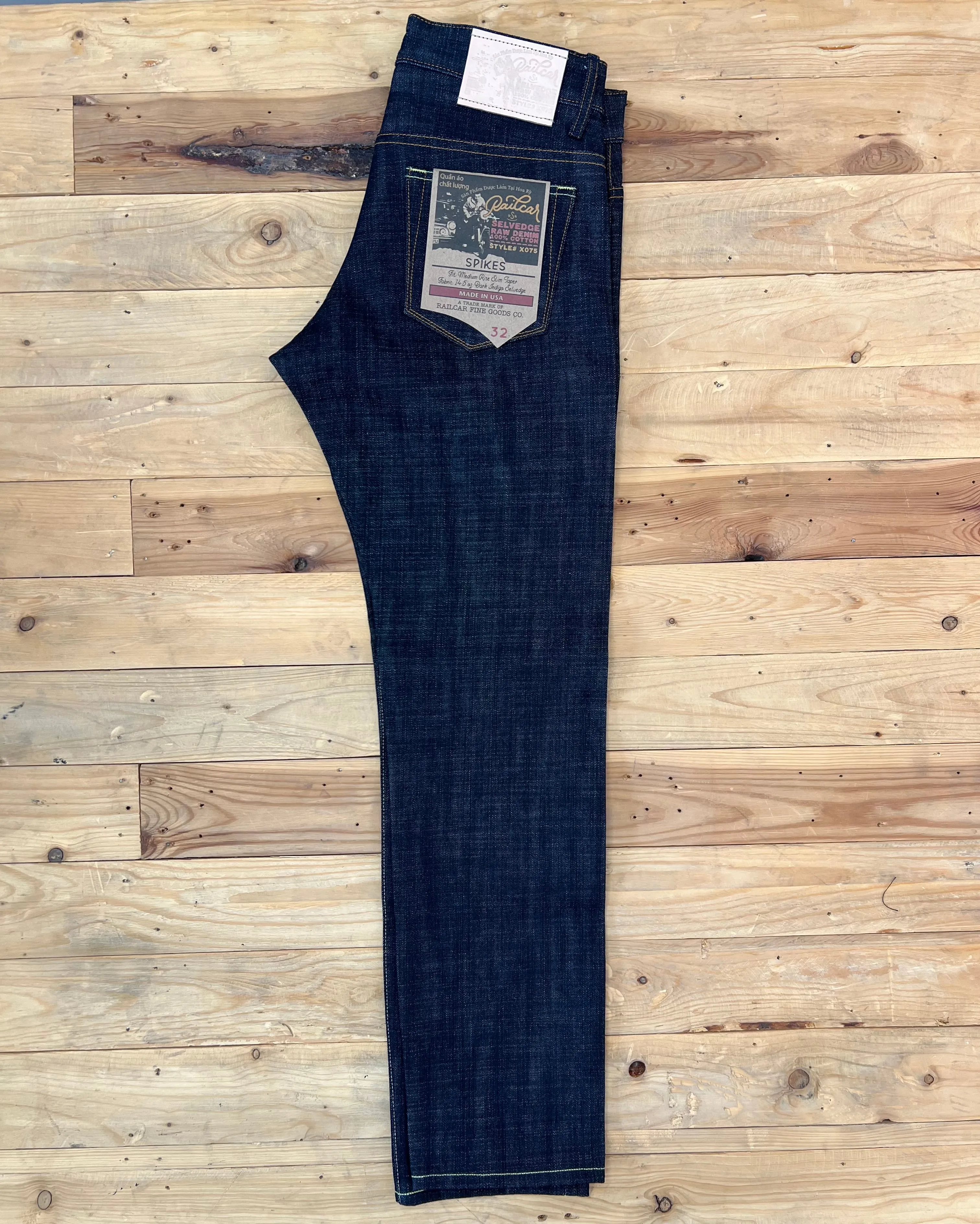 Spikes X075 14.5 oz Cone Mills Selvedge