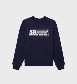SR Running Club Crewneck - Navy