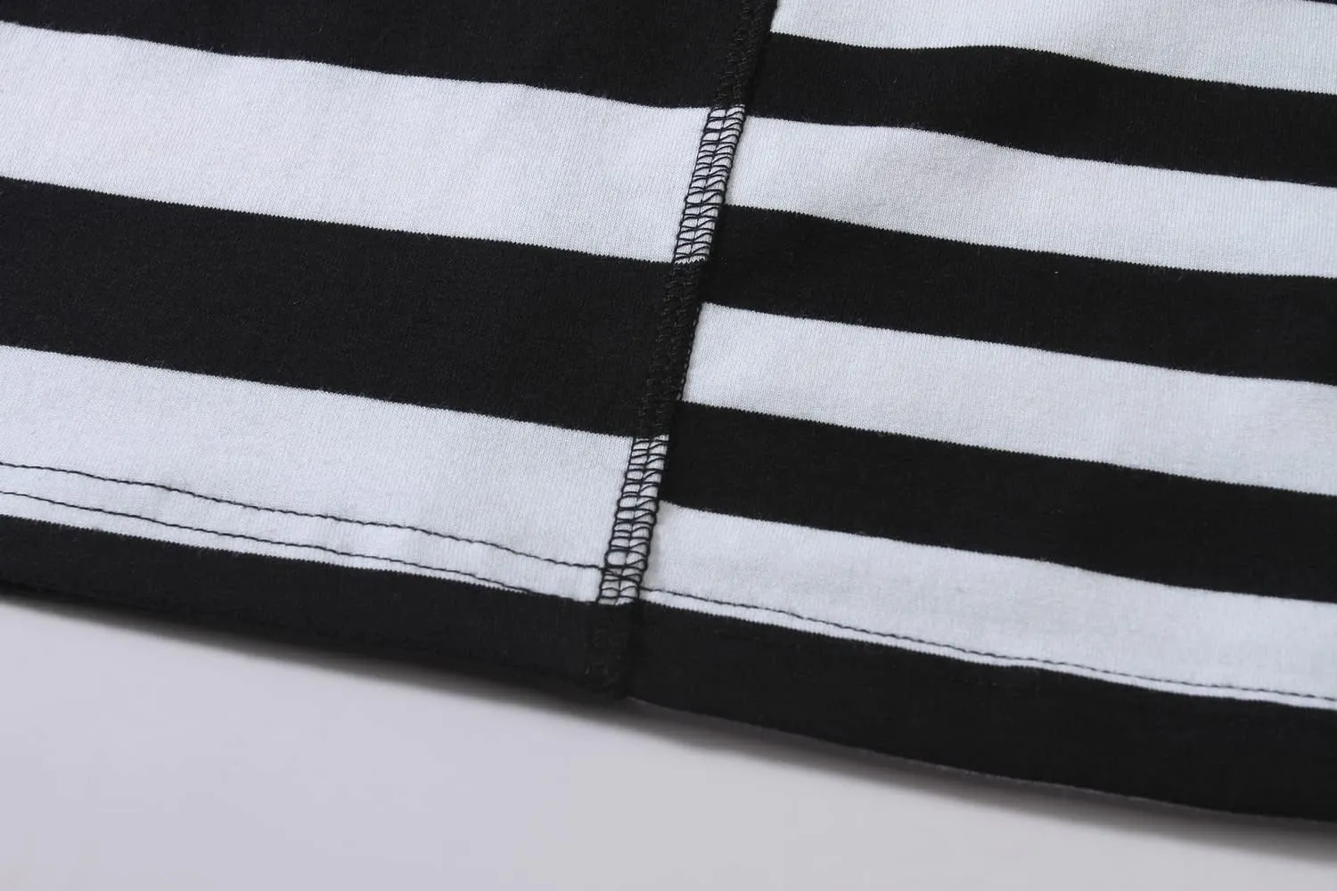 SSLR-Long-Sleeve-Tee-Shirts-for-Men-Crewneck T-Shirts Striped Cotton Causal
