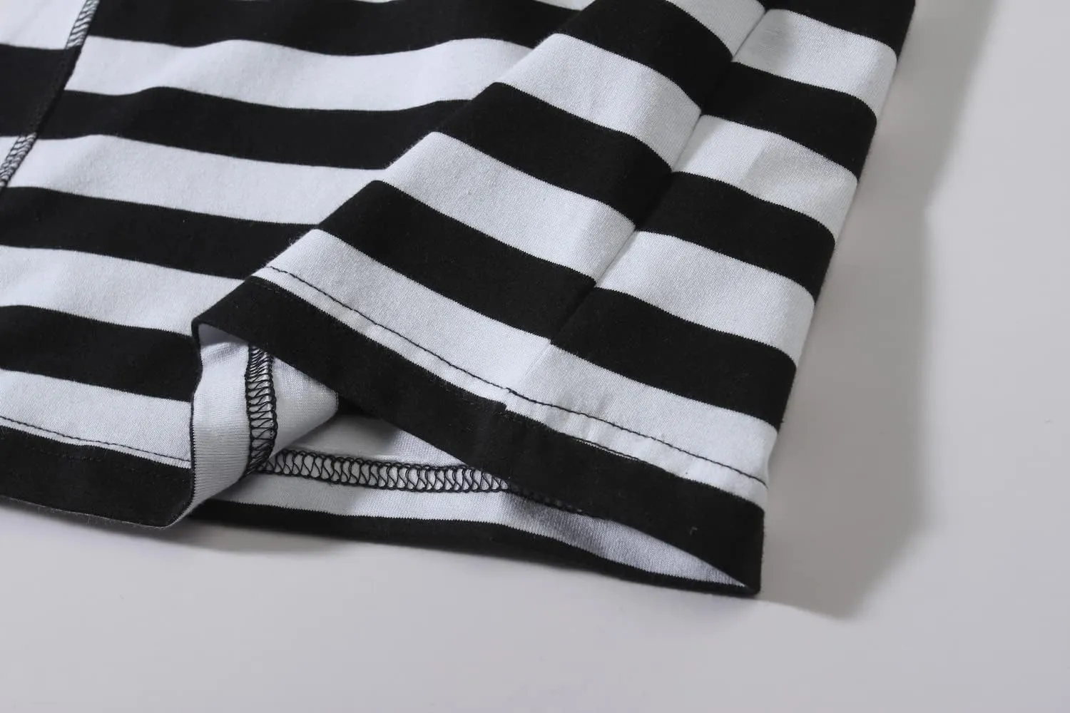 SSLR-Long-Sleeve-Tee-Shirts-for-Men-Crewneck T-Shirts Striped Cotton Causal