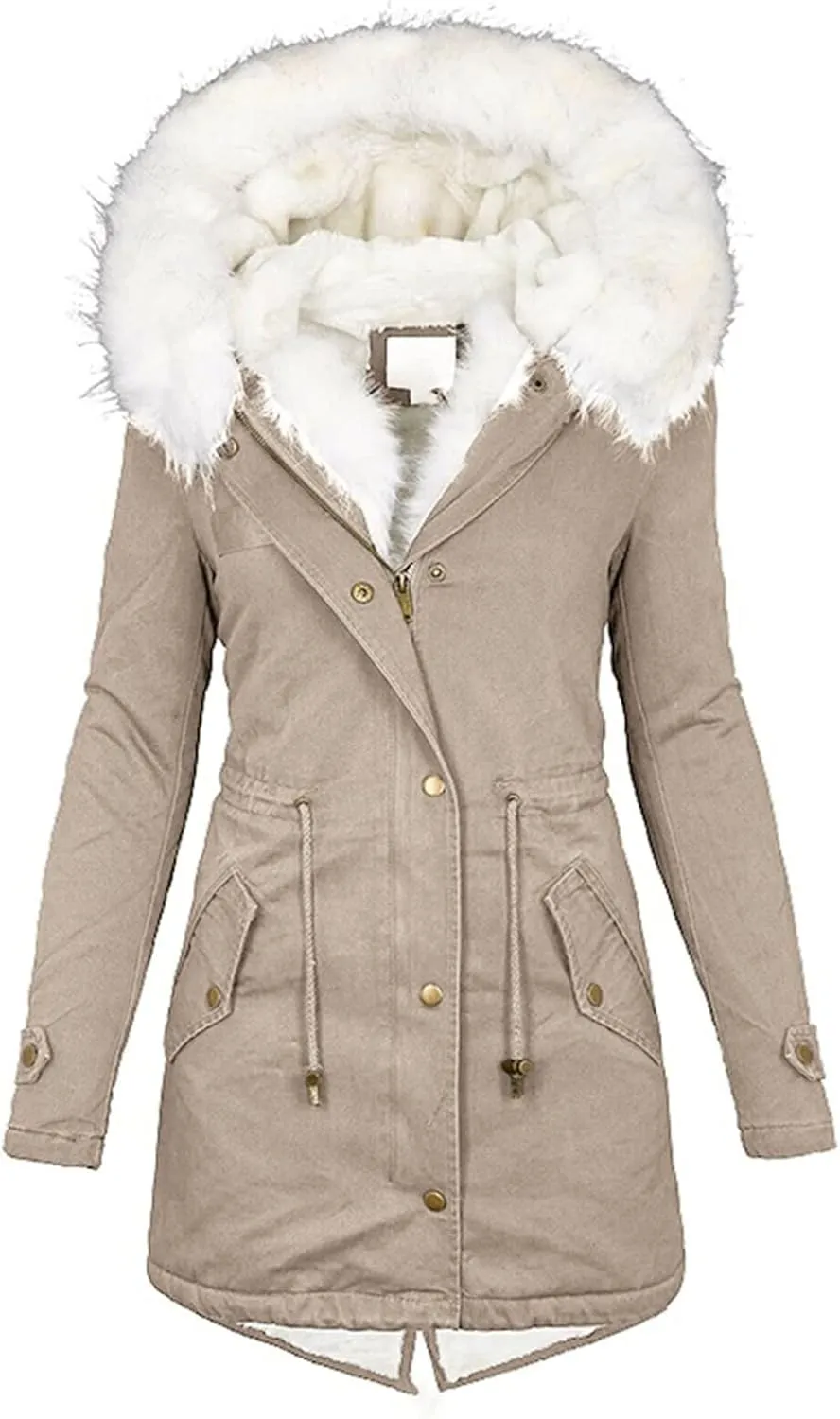 Stand Collar Long Sleeve Overcoat Slim Casual Thicker Fashion Women'S Coat Long Sleeve Zipper Short Down Coat De