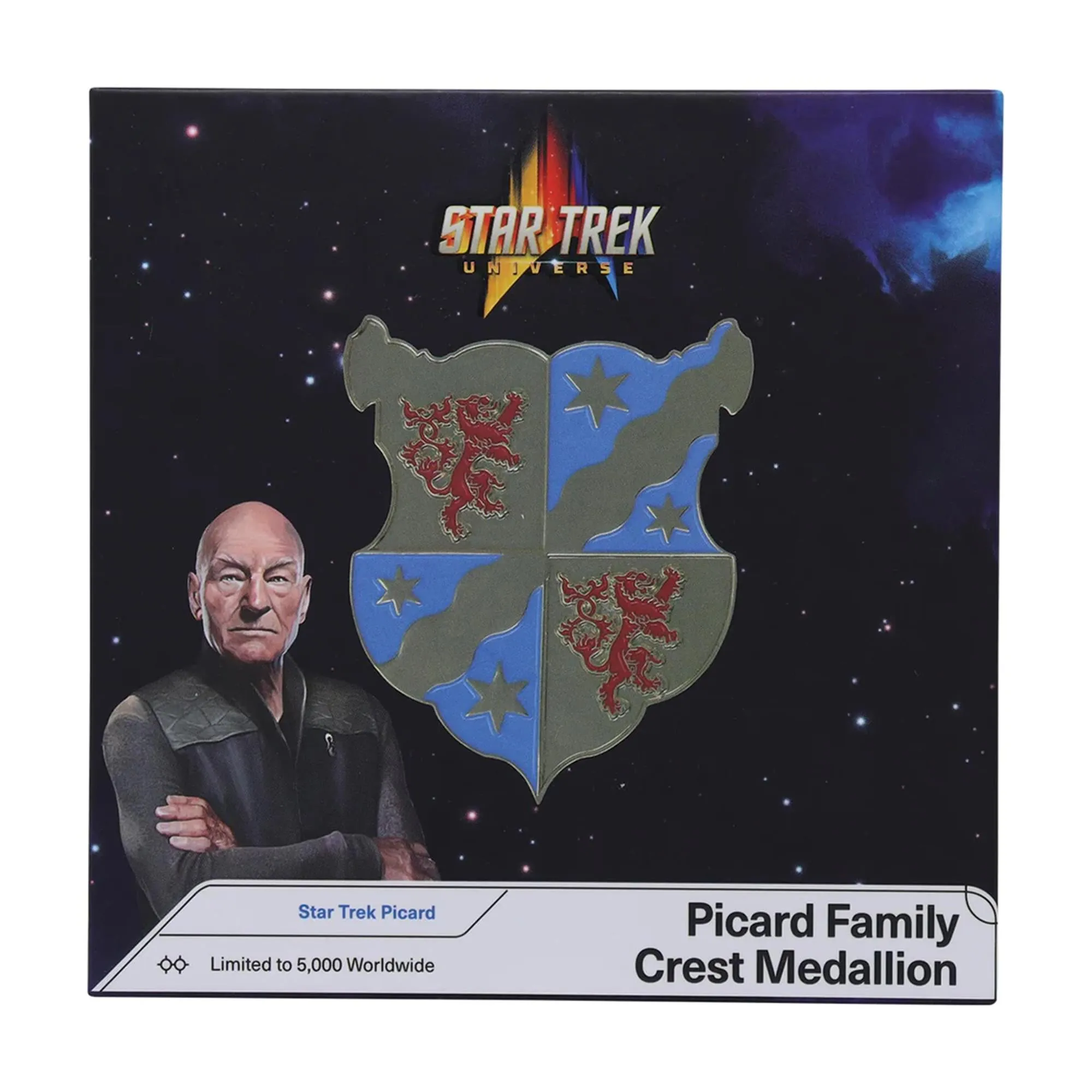 Star Trek Limited Edition Picard Family Crest Medallion