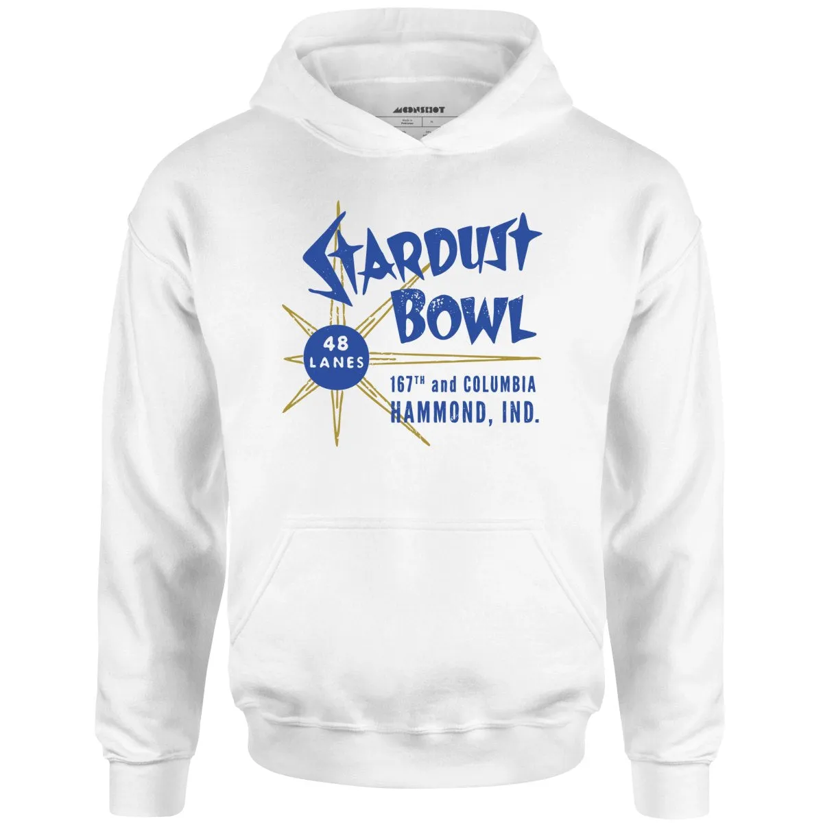 Stardust Bowl - Hammond, IN - Vintage Bowling Alley - Unisex Hoodie