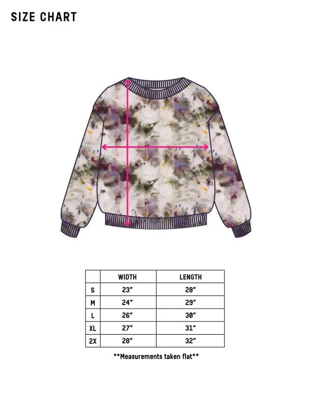 Static Dye Sweatshirt - Turning Violet, Violet