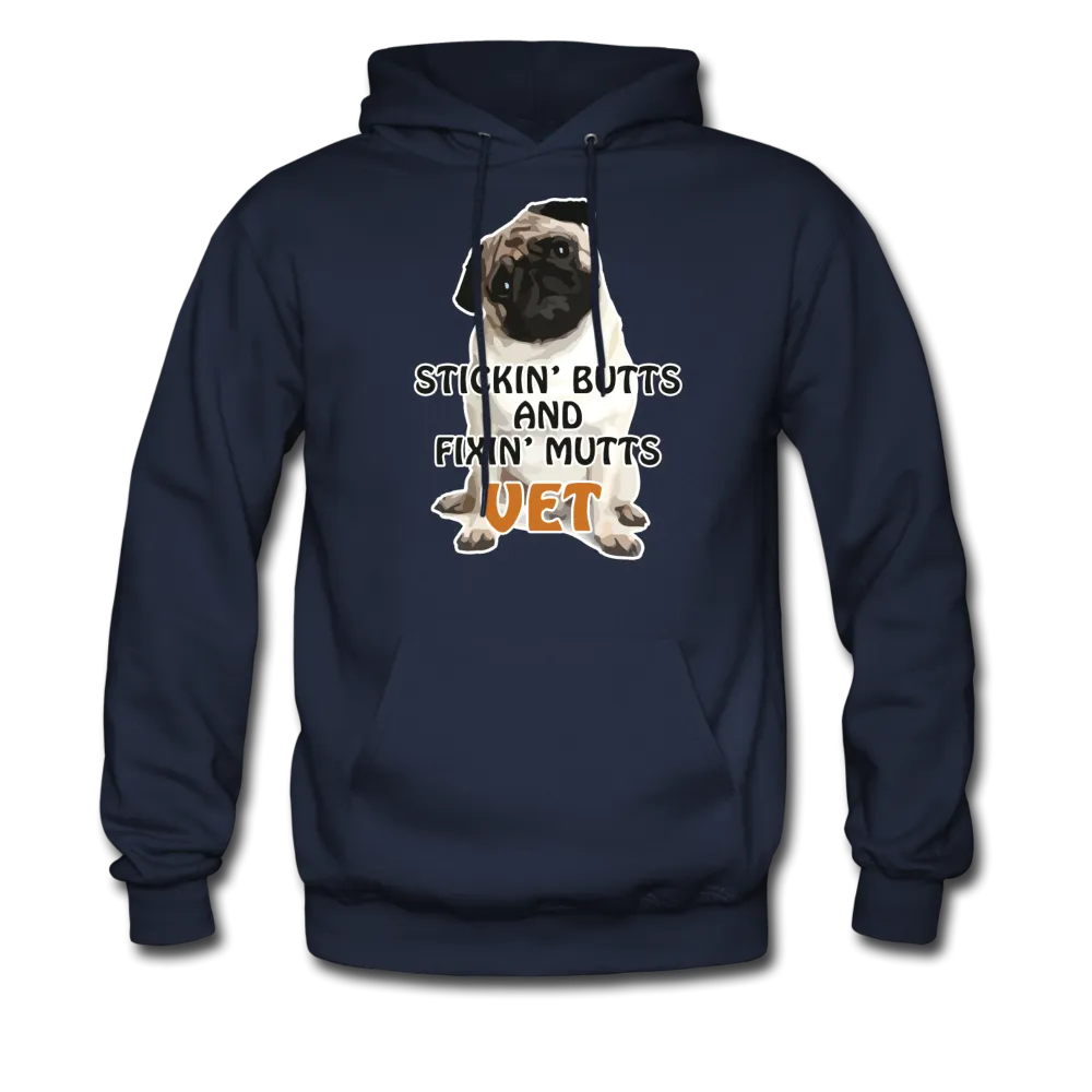 Stickin' butts and fixin' mutts Vet Unisex Hoodie