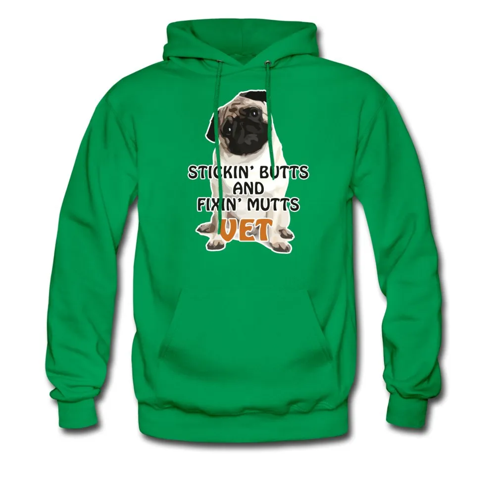 Stickin' butts and fixin' mutts Vet Unisex Hoodie