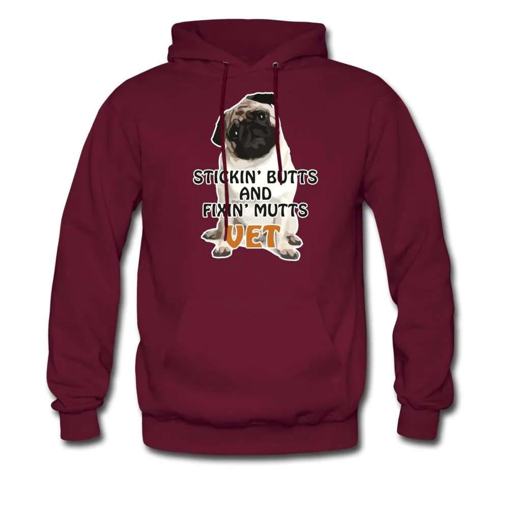 Stickin' butts and fixin' mutts Vet Unisex Hoodie