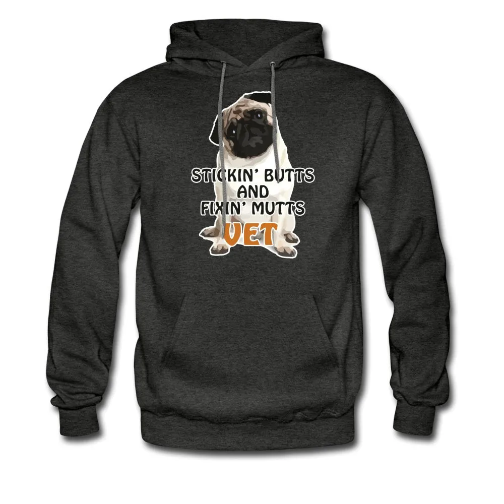 Stickin' butts and fixin' mutts Vet Unisex Hoodie