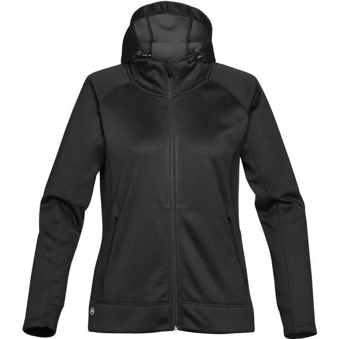 Stormtech Women's Black/Granite Tactix Bonded Fleece Hoody