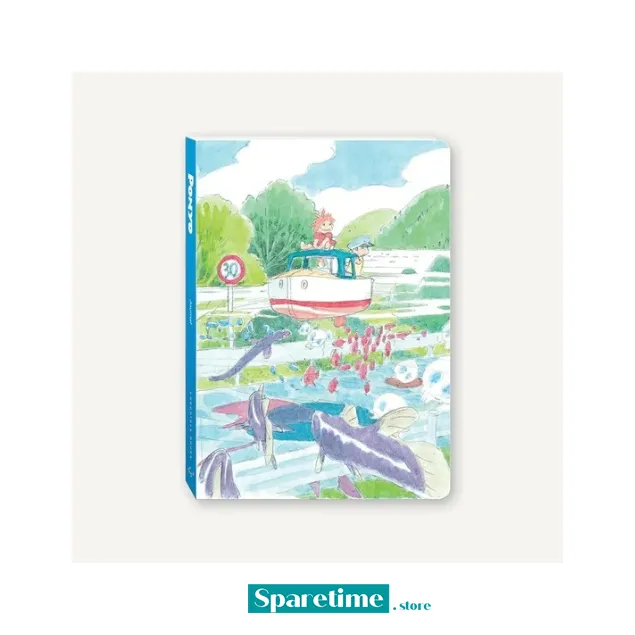 Studio Ghibli Ponyo Painted Journal