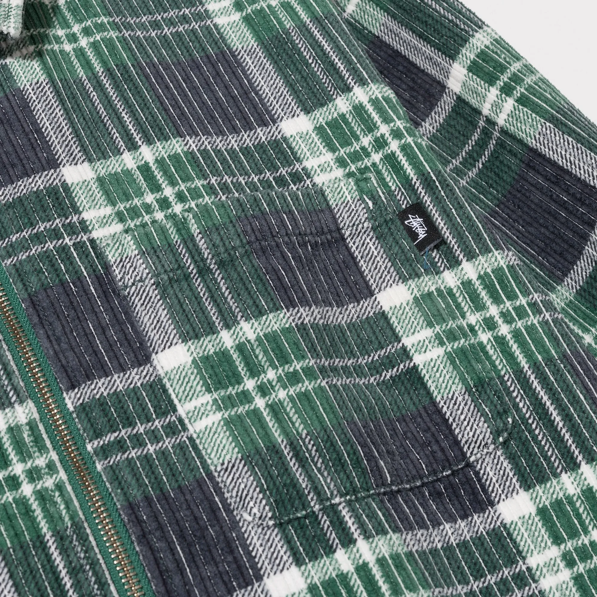 Stussy Big Wale Cord Zip Shirt [1110068]
