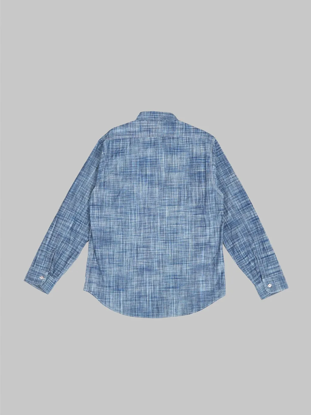 Sugar Cane Fiction Romance 6.9oz Indigo Kasuri Work Shirt