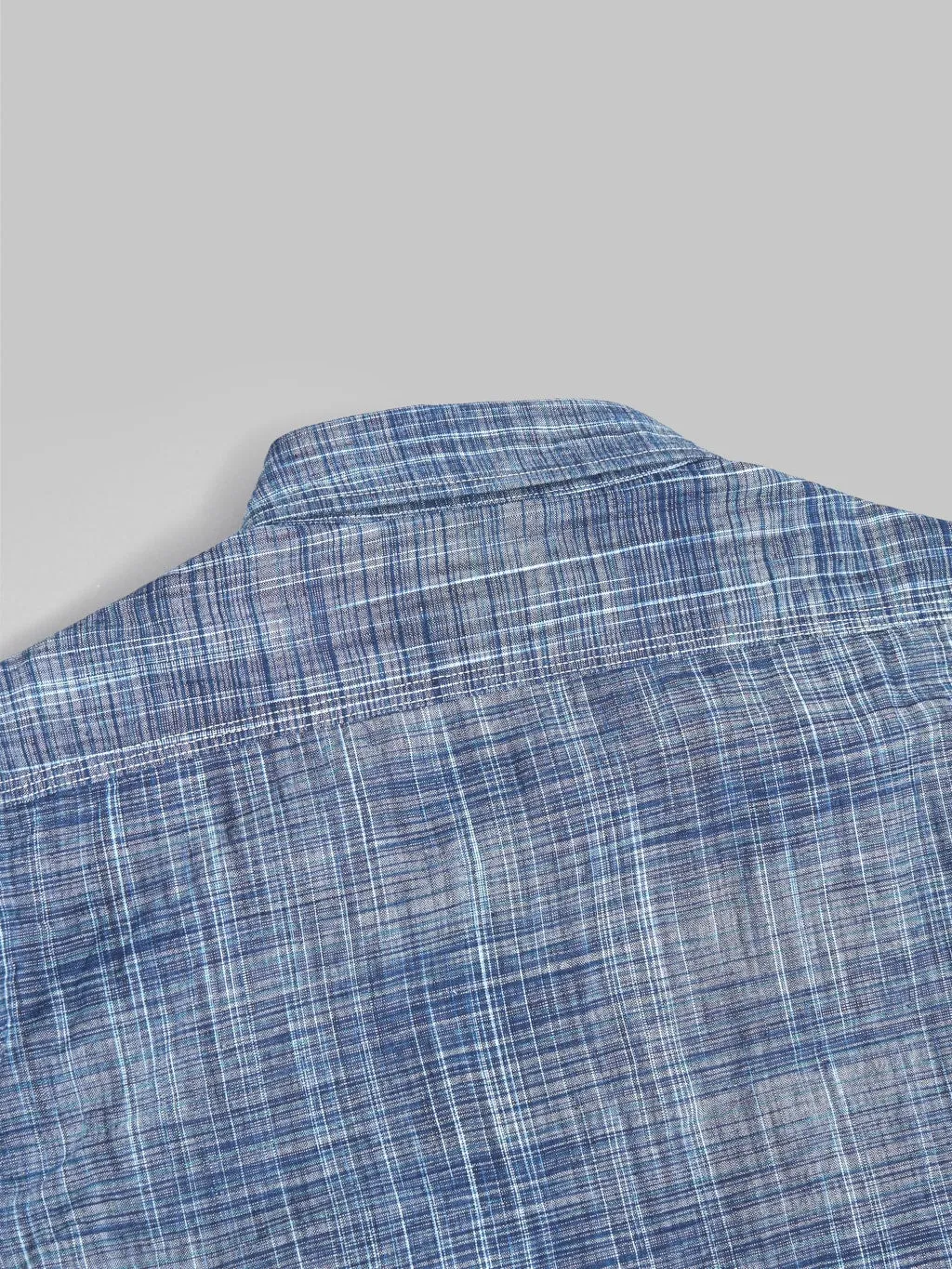 Sugar Cane Fiction Romance 6.9oz Indigo Kasuri Work Shirt
