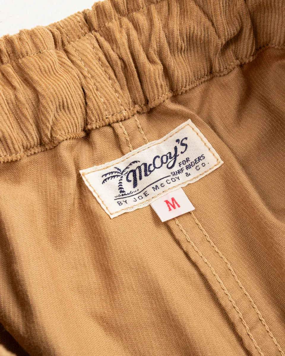 Summer Corduroy Swim Shorts - Beige