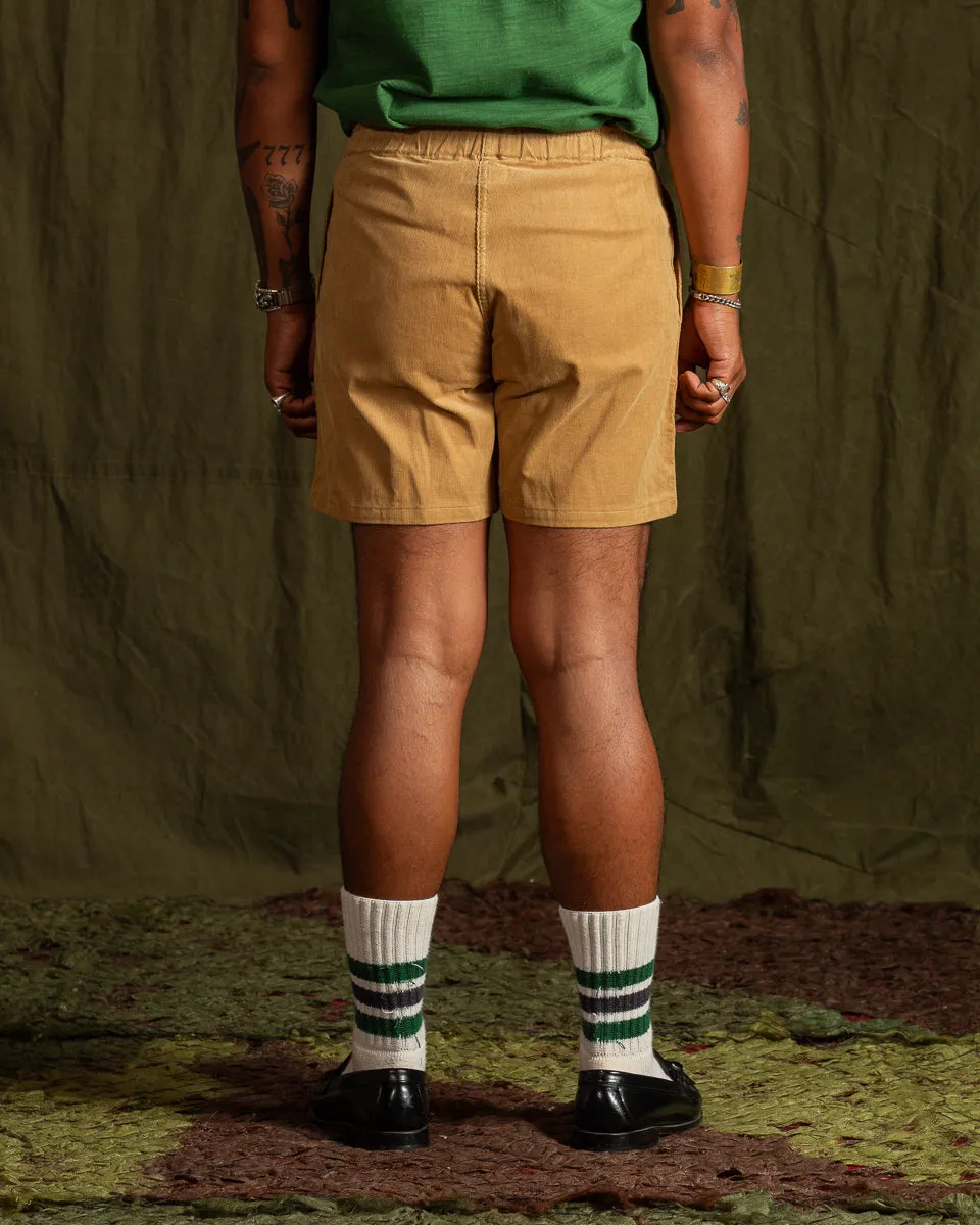 Summer Corduroy Swim Shorts - Beige