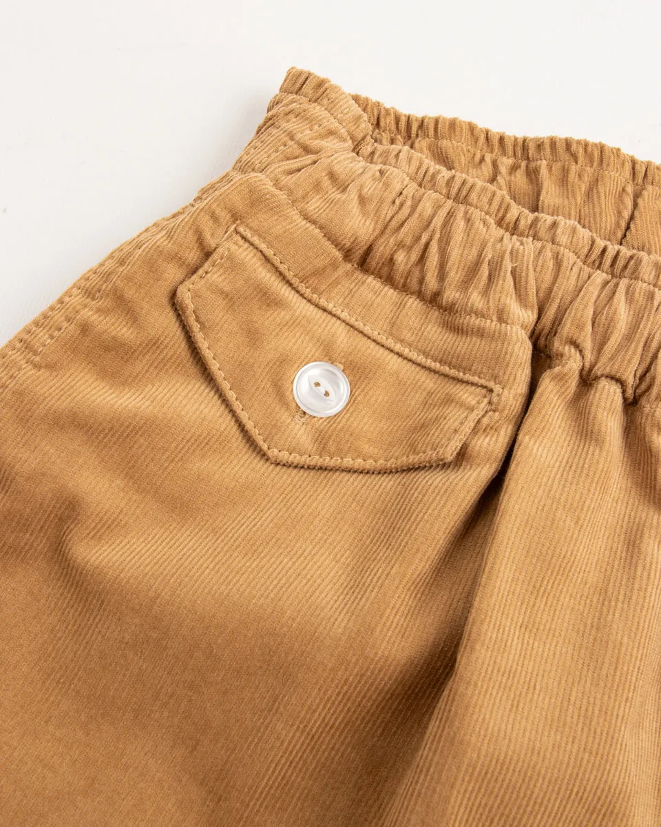 Summer Corduroy Swim Shorts - Beige