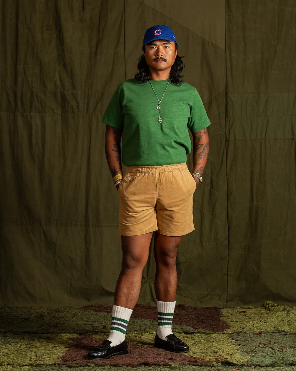 Summer Corduroy Swim Shorts - Beige