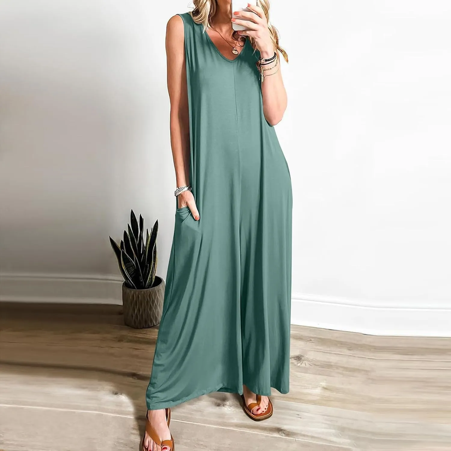 Summer Overalls for Women 2025 Summer Short Rompers for Women 2024 Sleeveless Tie Knot Strap Linen Rompers Jumpers